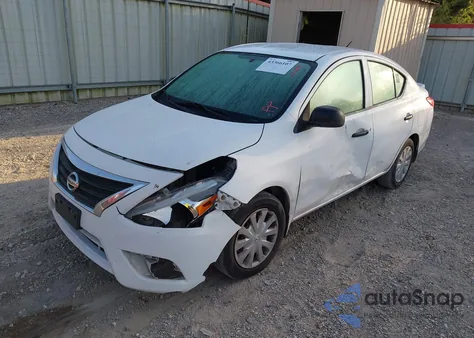 2015 Nissan Versa 1.6 S+ из США, поврежденный, VIN 3N1CN7AP6FL952678